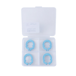 Pinces de fixation en caoutchouc dentaire, anneaux de retenue en résine, 4 pièces, résistantes aux hautes températures, pour chirurgie dentaire - Product Image 1
