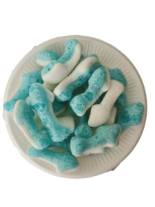 Venta <span class=keywords><strong>al</strong></span> por mayor de caramelos crujientes de frutas, caramelos liofilizados, gusanos con sabor afrutado, empaquetados en bolsas - Product Image 3