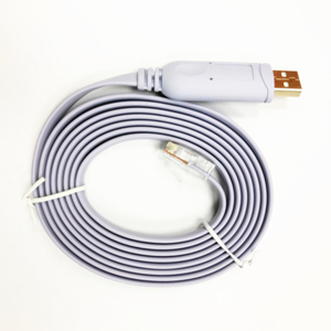 สายเคเบิลคอนโซลสำหรับดีบักเราเตอร์สวิตช์ สาย USB เป็น RJ45 ความยาว 6 ฟุต สาย USB A เป็น RJ45 8P8C แบบ M/M สายอีเธอร์เน็ต - Product Image 2