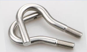 Tornillo de diente de máquina de ojo de oveja de boca cerrada, gancho de signo de interrogación abierto con perno de anillo circular, tornillo de anillo colgante - Product Image 5