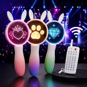 Bâton lumineux LED Kpop à oreilles de lapin, direct usine, oreilles en silicone, contrôle par application, lampe de poche de bureau, moule ouvert pour fournitures de concert et de fête - Product Image 1