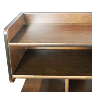 Organizador de estante de exhibición de zapatos de madera para cualquier lugar Muebles para el hogar para sala de estar o salón - Product Image 3