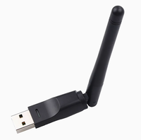 Adaptador de Red Inalámbrico USB Mini, Dongle WiFi Portátil de 150Mbps, Antena Externa de Alta Ganancia USB para PC, Laptop, Smart TV, en Stock