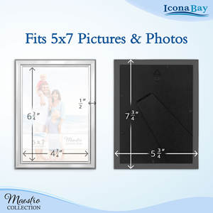 Hot Selling Modern 5X7 <b>Certificate</b> Art <b>Frames</b> Ps Silver Plastic Picture <b>Frames</b> for Home Decorations - Product Image 2