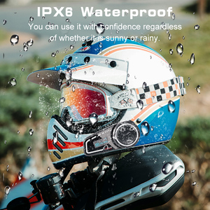 <span class=keywords><strong>Casque</strong></span> sans fil MAXTO pour interphone, <span class=keywords><strong>casque</strong></span> <span class=keywords><strong>de</strong></span> moto, <span class=keywords><strong>radio</strong></span> FM mains libres, conversation <span class=keywords><strong>de</strong></span> groupe, écouteurs en silicone - Product Image 2