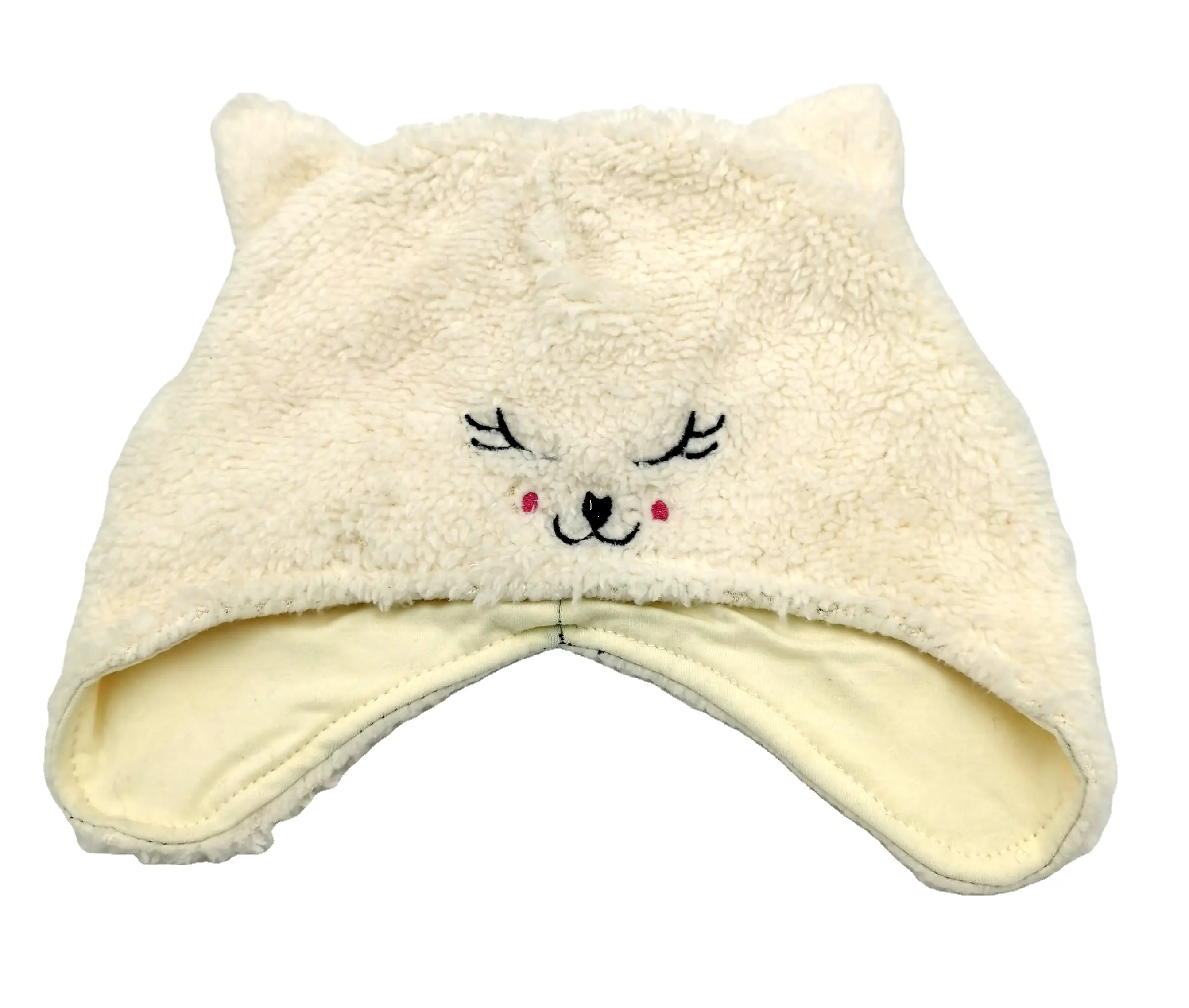 Factory Hot Koop Meisjes En Baby Sherpa Gevoerde Warme Fleece Pilot Hoed Baby Peuter Winter Leuke Winter Earflat Hoed