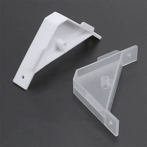 90 Degree <strong>Plastic</strong> <strong>Corner</strong> <strong>Bracket</strong> L Shape Cabinet Connector Right Angle Shelf Support 110x51mm Modern Design for Bathroom Living - Product Image 5