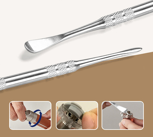QITOO Wax <b>Carving</b> <b>Spoon</b> Stainless Steel Wax <b>Tool</b> Wax <b>Spoon</b> Double-Sided Cleaning Sculpting <b>Tool</b> - Product Image 5