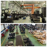Tour à tourelle CNC robuste HMS-320, centre de tournage haute précision avec une longueur de 420 mm