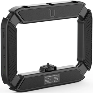 U200 <span class=keywords><strong>ulanzi</strong></span> แท่นขุดเจาะวิดีโอสมาร์ทโฟนแบบชาร์จไฟได้, แท่นขุดเจาะแนวตั้งสำหรับถ่ายวิดีโอไฟ LED มีห่วงจับ Vlog Grip สำหรับสมาร์ทโฟน - Product Image 6