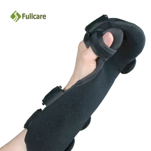 减少和防止痛苦的屈曲收缩手腕支持软休息手夹板实心模制塑料夹板