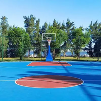 Terrain de basket Kimchi en caoutchouc Performance résistant aux UV Matériau de peinture de sol en caoutchouc liquide Silicone Pu Terrain de sport