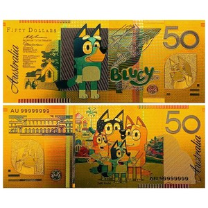5 Tipi di Banconote Anime Blu <span class=keywords><strong>Y</strong></span> Placcate in Oro 24K per Regali - Product Image 4