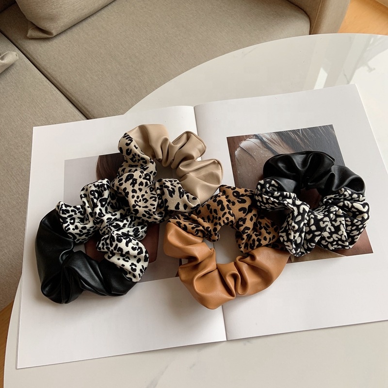 Neuestes Design Knstliche PU-Bedruckte Tierfell-Haarbnder Seil-Stylische  Leder-Kuh-Leoparden-Muster Haargummis| Alibaba.com