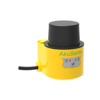 Sensor Lidar 2D Serie AS-21C con Fuerte Antiinterferencia, Radar de 300 Escaneos, Resistente al Agua IP65, Alcance de 20m, Compatible con ROS y RoHS