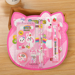 Lindo Juego <span class=keywords><strong>de</strong></span> Papelería <span class=keywords><strong>de</strong></span> Dibujos Animados Kawaii, 8 Piezas, Útiles <span class=keywords><strong>Escolares</strong></span> para Niñas, Regalos <span class=keywords><strong>de</strong></span> Regreso a la Escuela para Niños <span class=keywords><strong>de</strong></span> Jardín <span class=keywords><strong>de</strong></span> Infancia - Product Image 4