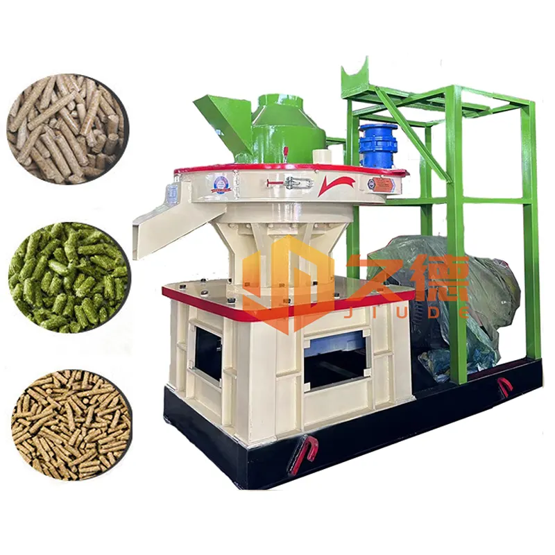 2024 Rice Husk Wood Briquette Mill Wooden Straw Wood Pellet Machine Saw dust Pellet Production Line