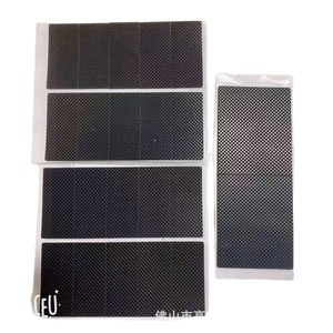 Patins en caoutchouc amortisseurs de chocs 30x25x2.0mm 40x30x1.5mm, pieds de meubles antidérapants avec support adhésif - Product Image 1