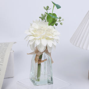 <span class=keywords><strong>Fleurs</strong></span> artificielles réalistes, mini-pots de <span class=keywords><strong>fleurs</strong></span> en plastique, fausses décorations aquatiques, feuillage en vrac, respectueux de l'environnement, légers, pour murs - Product Image 2