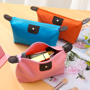 Nueva Bolsa de Cosméticos Mini Color Caramelo, Bolsa de Viaje Pequeña y Portátil para Maquillaje, Almacenamiento de Lápiz Labial y Depiladora, Bolsa de Aseo para Uso Diario - Product Image 1