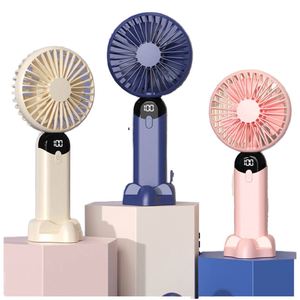 2024 Newest <b>Mini</b> Usb Rechargeable Portable Handheld Cooling Silent Small Blcd Pocket Fan for Home Use Electric <b>Table</b> - Product Image 3