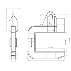An toàn và ổn định cuộn dây thép nâng móc cơ giới trên không cần cẩu công cụ để xử lý cuộn dây an toàn - Product Image 3