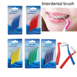 Ensemble de brosses interdentaires Dandis, poils en nylon, pour soins orthodontiques, usage adulte - Product Image 1