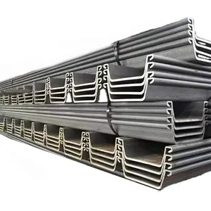 Fournisseur avec palplanches de type S355Gp S430Gp Z pour Az 24-700 Az 19-700 Az 26-700 Palplanches en acier Liste de prix