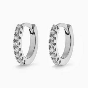 Nueva alta calidad delicada Plata de Ley 925 joyería de oro minimalista hermoso diseño mujeres pendientes de aro de moda - Product Image 6