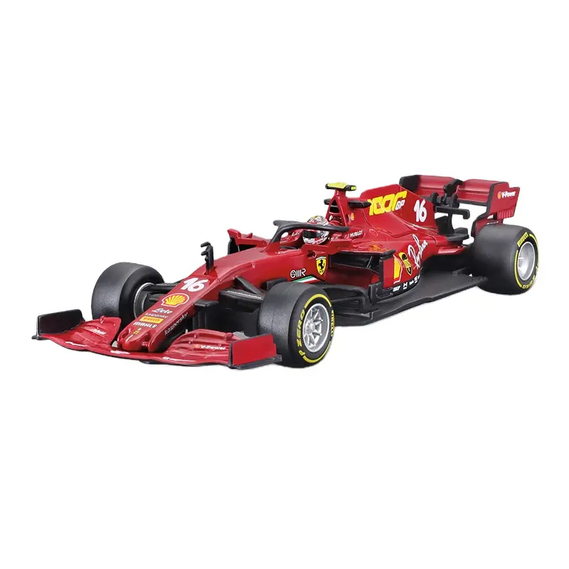 Bburago 1/43 Ferrar i SF1000 #16 con casco Formula One F1 auto da corsa modello in metallo pressofuso