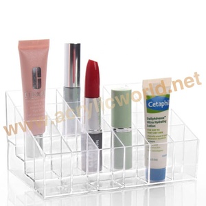 Custom Beauty Store Display Fixture Acrylic Makeup Skincare Retail Display <b>Stand</b> Countertop Showcase - Product Image 2