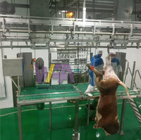 Abattoir à petite échelle pour le bétail, équipement d'abattage, ligne d'abattage pour buffles, machine d'abattage
