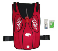 Gilet d'entraînement au Heimlich en PVC pour adultes, pour les secours en cas d'obstruction des voies respiratoires et d'étouffement