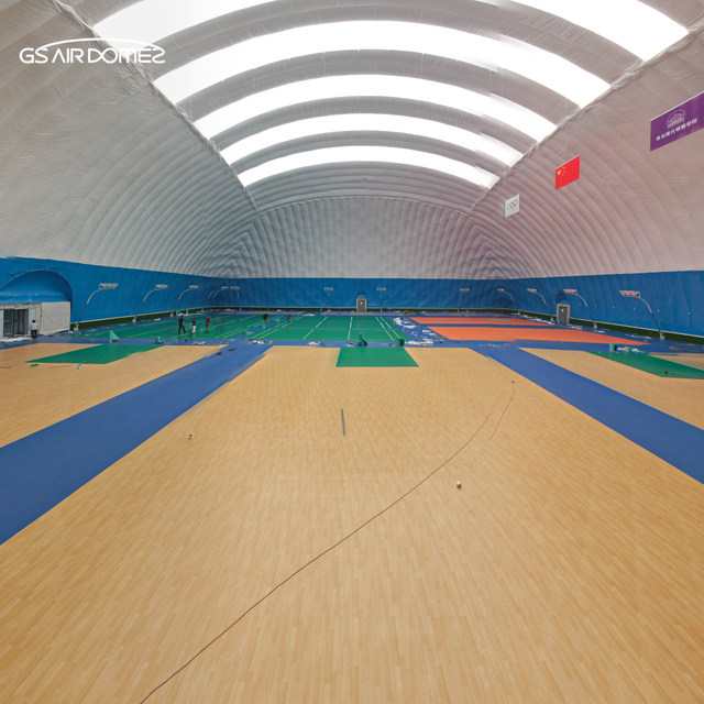 Factory Customization Inflatable Membrane Structure Soccer Pitch Air Dome Supported Structure