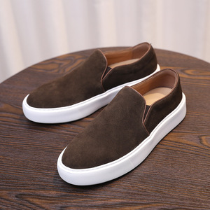Ultimi Modelli di Mocassini da Uomo in Vera Pelle Scamosciata, Taglie Grandi, Scarpe da Guida Slip-On, Stile Casual per Esterni, <span class=keywords><strong>Calzature</strong></span> Quotidiane - Product Image 2