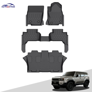 Tapis de sol de voiture haut de gamme en <span class=keywords><strong>TPE</strong></span> imperméable, ensemble complet, épaisseur 3,5 mm, pour conduite à droite, toutes saisons, pour Toyota Prado 250 RHD 2025 - Product Image 1