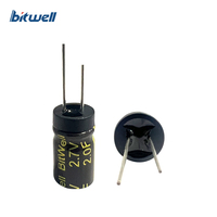 Produsen BITWELL Grosir Harga Rendah Kapasitor Super Silindris Seri BHC 2.7V 2F Siklus Hidup Panjang Resistansi Internal Rendah