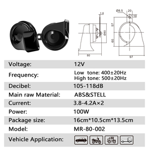 ฮอร์นอัตโนมัติของรถพิเศษสำหรับการใช้งานพิเศษรวมทั้ง Yaris IQ AYGO AVRIS RAV4 Carola Camry Prius Hig Hlander - Product Image 4