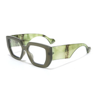Gafas de PC rectangulares con lentes de PC irrompibles, ligeras y universales para hombres, mujeres, conducción y uso diario al aire libre