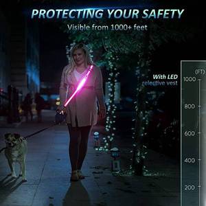 אפוד בטיחות LED נטען ב-USB עם פסי החזרה לאור, תקן ANSI Class 2, לוגו בהתאמה אישית לריצה לילית ורכיבה על אופניים - Product Image 4