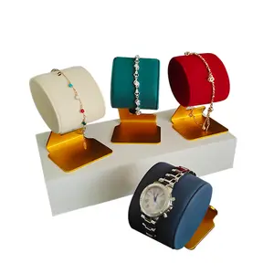 Роскошные часы дисплей ювелирных изделий Кабинет Розничные демонстрационные металлические браслет держатель стенд на складе