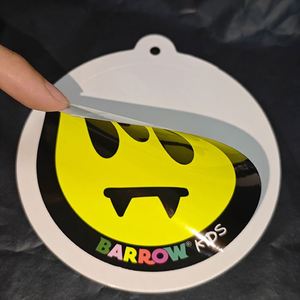 Custom Shirt Garment Paper Hang Tag <b>Stickers</b> Design Luxury Clothing Product Business Brand Label Tags With <b>Sticker</b> - Product Image 2