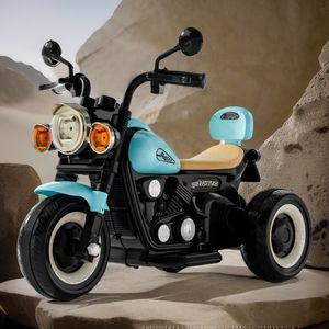 Sepeda Motor Listrik Anak-Anak Tricycle Isi Ulang untuk Anak Laki-Laki dan Perempuan Bayi Dapat Duduk Ukuran Besar Mainan Mobil Plastik dengan Remote Control - Product Image 3