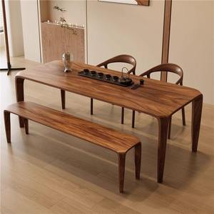 Ensemble <span class=keywords><strong>de</strong></span> table à manger carrée moderne en bois massif <span class=keywords><strong>de</strong></span> chêne pour appartement, hôtel et villa, mobilier écologique pour la maison - Product Image 6