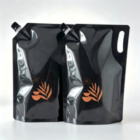 Pochette Doypack Personnalisée Imprimée Écologique Biodégradable en PET/PE, Étanche avec Bec Verseur pour Liquides (Vodka, Whisky, Vin, Jus, Soda)