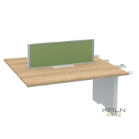 Muebles Comerciales 2026, Estación de Trabajo para Personal, Mesa de Oficina Estándar para 6 Personas, Escritorio de Computadora con Marco Metálico