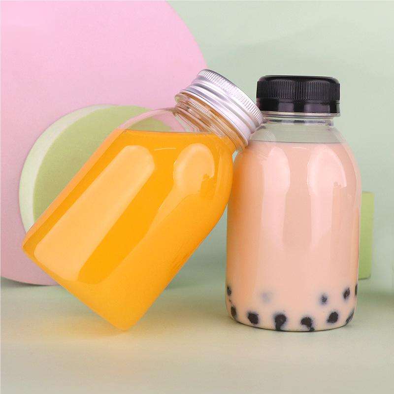 Transparent bottle with Alumium Cap