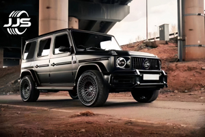 JJSEES Nouvelles jantes en alliage forgées concaves profondes 18-22 pouces, noires, tout-terrain, pour Mercedes Classe G G500 <span class=keywords><strong>AMG</strong></span> G63 - Product Image 4