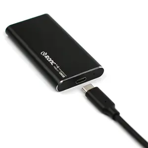 RONC 128G पोर्टेबल बाहरी SSD अल्ट्रा गति बाहरी ठोस राज्य ड्राइव USB-C मिनी बाहरी SSD