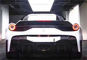 Parachoques trasero de coche de fibra de carbono estilo Vorsteine para <span class=keywords><strong>Ferrari</strong></span> <span class=keywords><strong>458</strong></span> <span class=keywords><strong>Italia</strong></span> <span class=keywords><strong>Speciale</strong></span> - Product Image 4